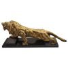 Barye Stil 'Aslan Figürlü' Bronz Heykel U:84cm 1 Barye Stil 'Aslan Figürlü' Bronz Heykel - "Aslan Heykeli" - 33(Y) x 84(U) x 20(D) cm