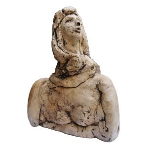 Erdinç Bakla 'Anadolu İdolü' Seramik Heykel Y:30cm 8 Erdinç BAKLA (1939-) - Türk Heykeltraş - Seramik Heykel -