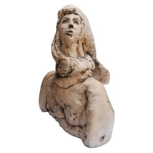 Erdinç Bakla 'Anadolu İdolü' Seramik Heykel Y:30cm 9 Erdinç BAKLA (1939-) - Türk Heykeltraş - Seramik Heykel -