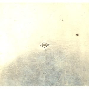 Gümüş Puro Kutusu Adnan Menderes İmzalı 'A. Menderes' - 900 Ayar - Üstü Kabartma Çiçek Motifli, içi ahşap - 383 gr - 162(G) x 90(D) x 50(y) mm -3-