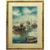 Işıl Özışık (1939-) Türk Ressam - Kağıt Üzeri Suluboya Tablo - "Karaköy İstanbul" - İmzalı ve Tarihli 'Işıl Özışık Karaköy İstanbul 01' - 49.00 x 32.00 cm