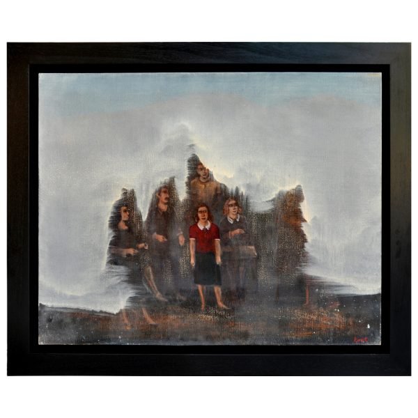 Komet Gürkan Çoşkun (1941-) - Türk Ressam, Şair - Tuval Üzerine Yağlıboya Tablo - "Soyut" - İmzalı (sağ alt) 'Komet' - 73.00 x 92.00 cm