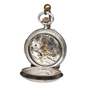 Chrono Gümüş Cep Saati Dakika Çalarlı 900 Ayar 6 Chrono Dakika Çalarlı 900 Ayar Gümüş Cep Saati - Dakikasına kadar çalar, sesiyle söyler - Çok çok nadir koleksiyonluk - Seri No: 41508 - Çap:55mm - 116 gr -2-