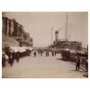 Sebah Joaillier 'Galata Rıhtımı' Fotoğraf 27x21cm 2 Sebah Joaillier Galata Rıhtımı Fotoğrafı - Albümin Baskı Fotoğraf - 1880'li yıllar - Negatiften İmzalı - 27 x 21 cm