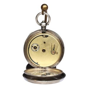 Omega Gents Gümüş Cep Saati 935 Ayar 5 Omega Gents 935 Ayar Gümüş Cep Saati - Anahtar Kurmalı - Çok Nadir Koleksiyonluk - Seri No: T 1845336 - Çap: 52 mm - 109 gr -2-