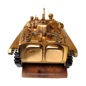 Pirinç Model Tank - 'Sovyet BMP-2' - Tamamı Pirinç - 34(G) x 20(Y) x 17(G) cm -3-