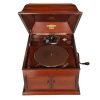 The Gramophone Co HMV Mod 103 Gramofon - Meşe kasa içinde çift açılır kapaklı - Sound box no4 - Seri No:18058 - Dönemi: 1925