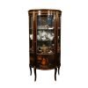 Vitrin 'Vernis Martin Stil' 19.yy Y:140cm 1 Paine Furniture Company Vitrin - "Vernis Martin Stil Vitrin 19.yy " - Bronz işlemeli, desenli, üç camlı, tek kapaklı vitrin - 140(Y) x 67(G) x 34(D) cm