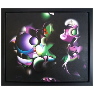 Zekai Ormancı (1949-2008) - Türk Ressam - Tuval Üzerine Yağlıboya Tablo - "Soyut" - İmzalı (sol alt) 'Z. Ormancı' - 146.00 x 180.00 cm