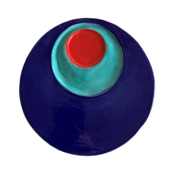 Stardust Ceramics - Cintemani One Piece - Decorative Ceramic Plate - Edisyon 1/1 - Tamamı El Yapımı Seramik Dekoratif Ürün - Parlak Sır Yüzey - 5.5x10x18cm
