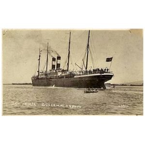 Amedeo Merello 'Gülcemal Vapuru' Tablo KpÜYB 50x70cm 11 Amedeo Merello - İtalyan Ressam - Kontrplak Üzeri Yağlıboya Tablo -