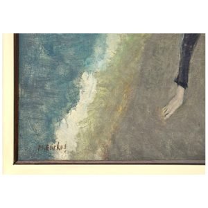 Mustafa Esirkuş (1921-1989) - Türk Ressam - Tuval Üzerine Yağlıboya Tablo (TÜYB) - 