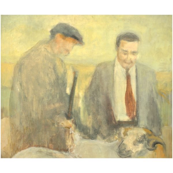 Edip Hakkı KÖSEOĞLU (1904-1990) - "Adnan Menderes - Kurban" - İmzalı (sol alt) 'H. Edip' - Tuval Üzerine Yağlıboya - 81.00 x 60.00 cm -3-