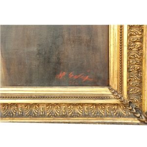 Edip Hakkı Köseoğlu 'Atatürk' Tablo TÜYB 100x80cm 6 Edip Hakkı KÖSEOĞLU (1904-1990) -