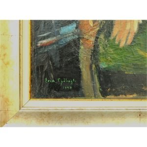 Eren Eyüboğlu 'Bedia Muvahhit' Tablo TÜYB 60x80cm 6 Eren Eyüboğlu (1907-1988) -