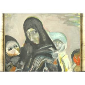 Eren Eyüboğlu 'Çaresiz' Tablo TÜYB 100x73cm 7 Eren Eyüboğlu (1907-1988) -