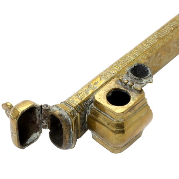 Osmanlı Divit Ermeni Usta Hagop 1865 Damgalı 25cm - Görsel 3