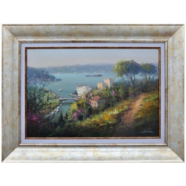 Bülent Kılıç - Türk ressam - Göksu - İmzalı 'B. KILIÇ' (sağ alt) - Tuval Üzerine Yağlıboya - 40.00 x 60.00 cm