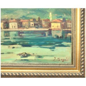 İbrahim Safi - Azeri Türk ressam - Urla - İmzalı 'İ. Safi' (sağ alt) - Tuval Üzerine Yağlıboya - 50.00 x 73.00 cm -2-