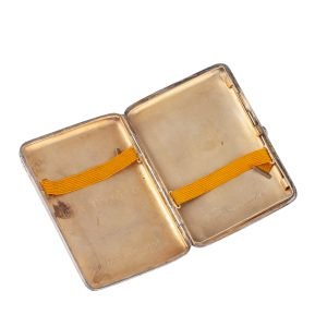 Rus Gümüş Mineli Sigara Tabakası 185gr 11 Rus Gümüş Mineli Sigara Tabakası - A.R. Moskova damgalı, 84 zolotnik - 185 gr - 104x77x12 mm -4-